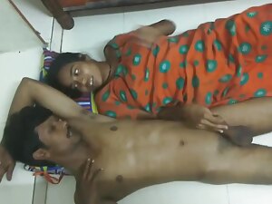 Indian babe with big boobs seductively breastfeeds and has sex